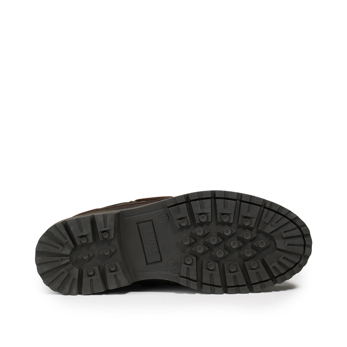 Chaussure bateau en cuir TARMAC Homme Marron 4/4