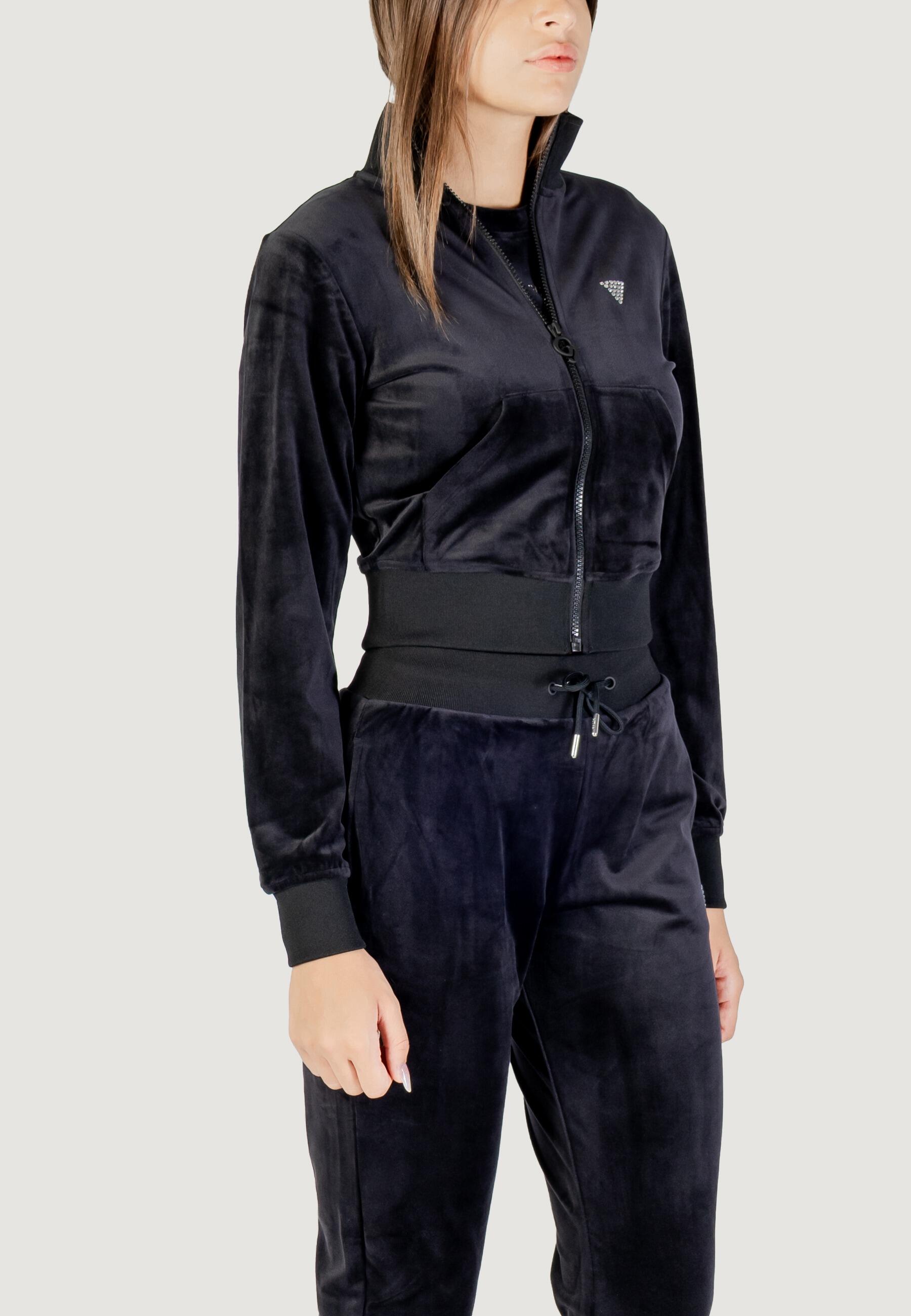 sweat-shirt COUTURE FULL ZIP SWEATSHIRT FEMME NOIR 3/5