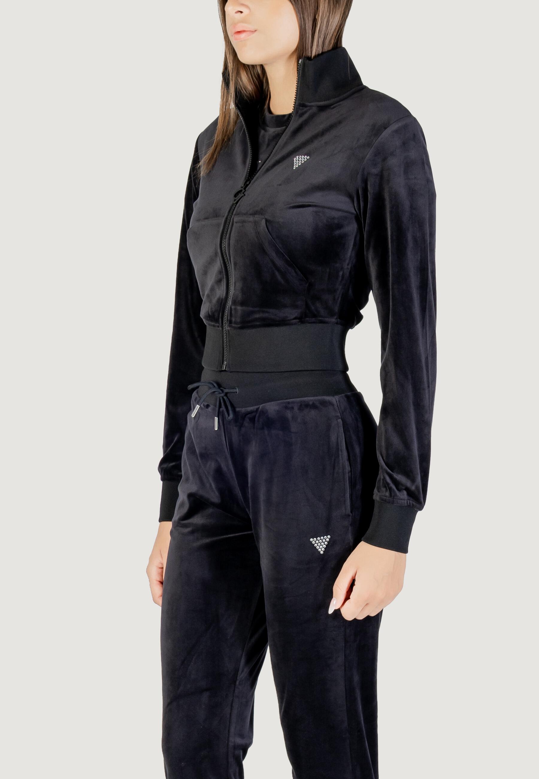 sweat-shirt COUTURE FULL ZIP SWEATSHIRT FEMME NOIR 4/5