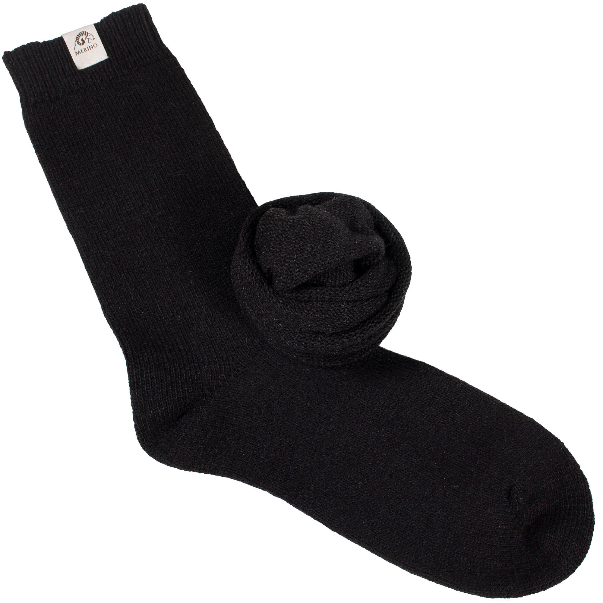 Damen Herren Merino Wollsocken warm glattgestrickt Business Komfortbund 4 Paar 6/6