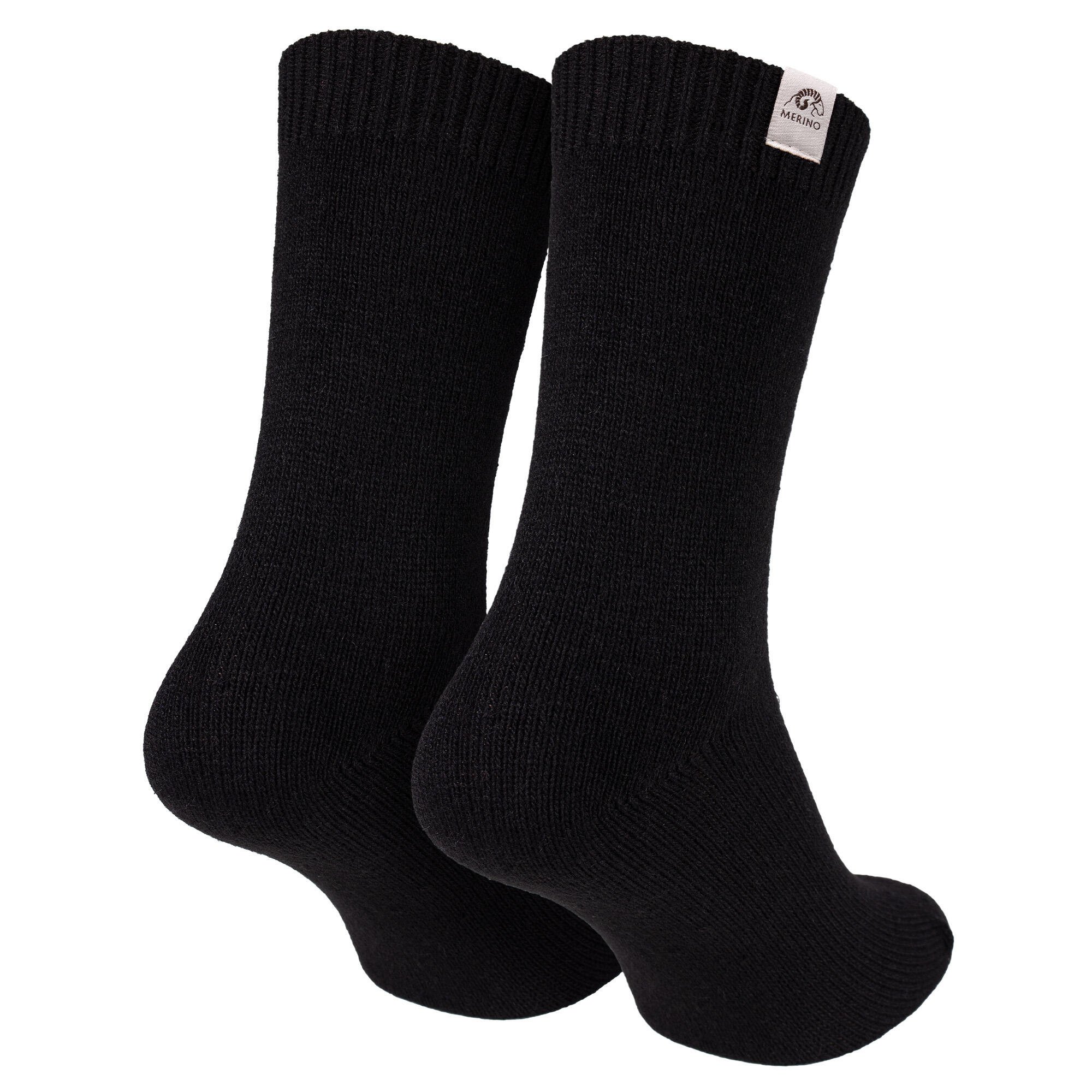 Damen Herren Merino Wollsocken warm glattgestrickt Business Komfortbund 4 Paar 4/6