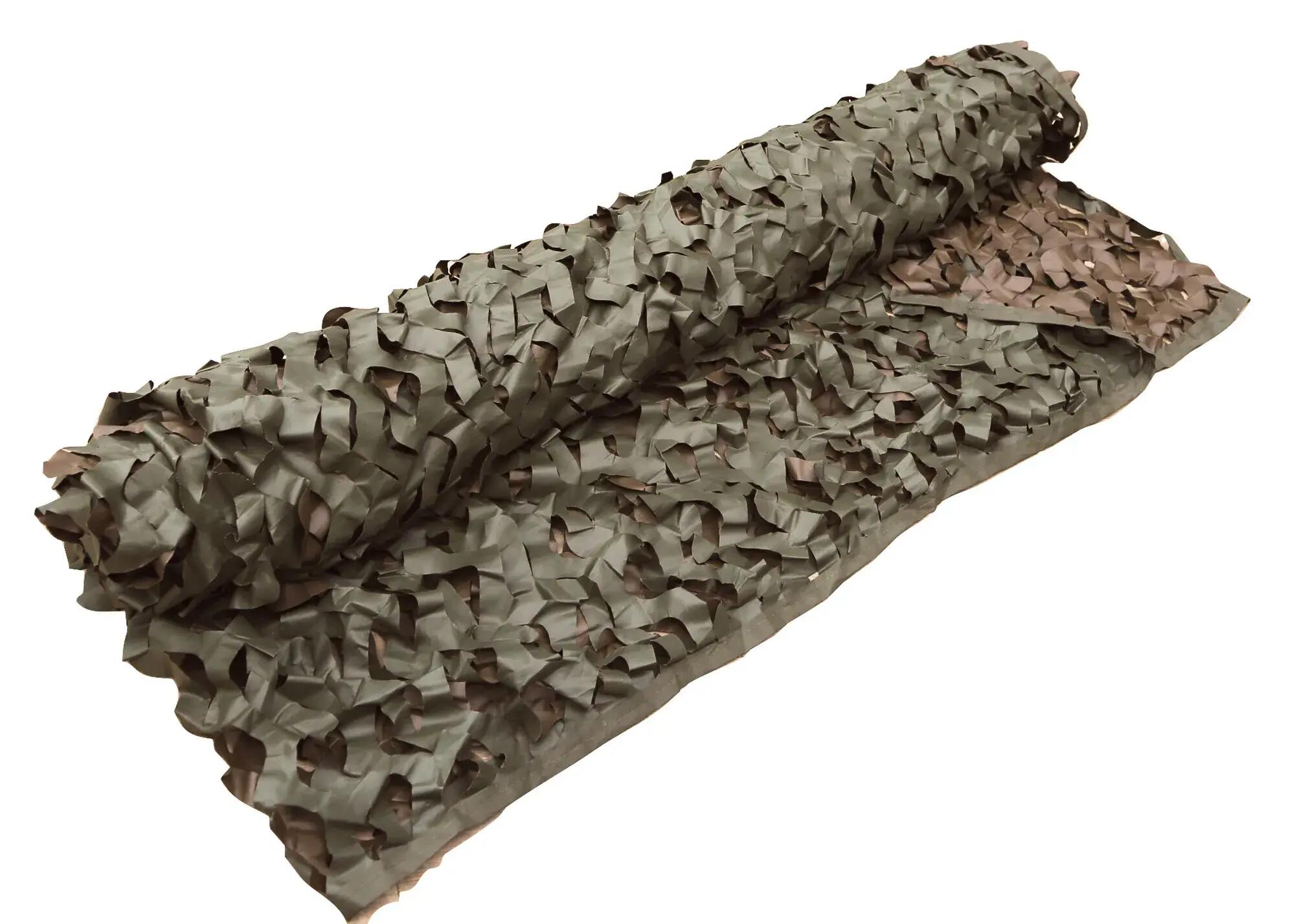 Rouleau De Filet De Camouflage Kaki Et Marron 1/1