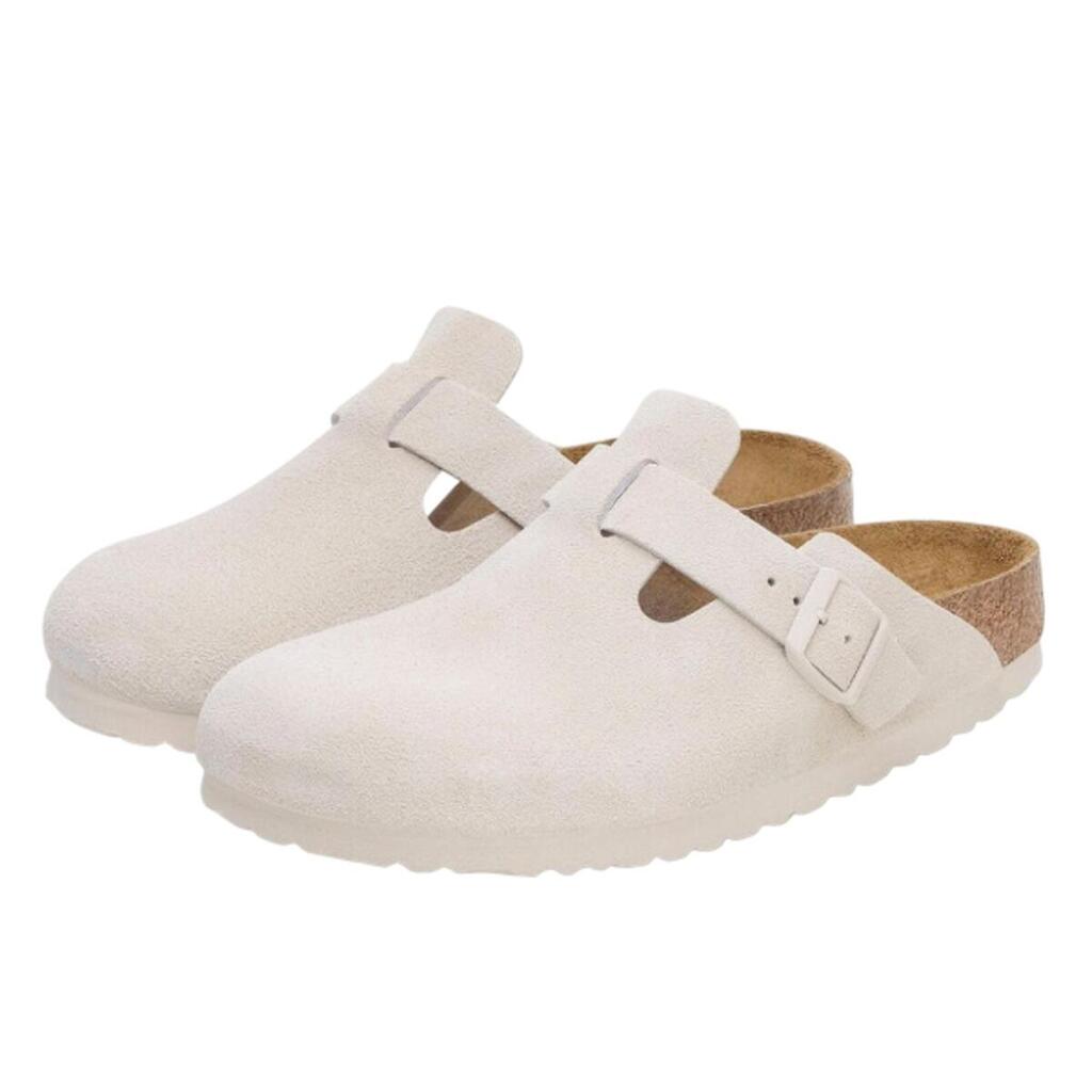 Shoes  Boston Antique White Suede