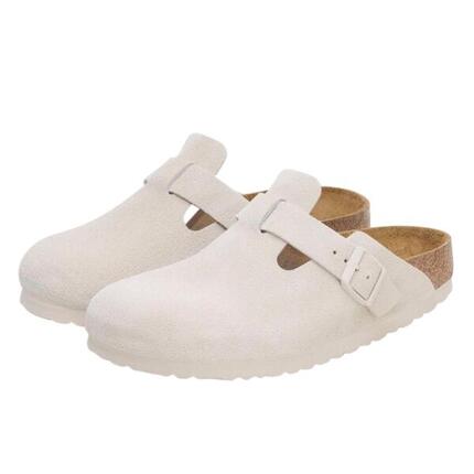 Schuhe Boston Antique White Suede