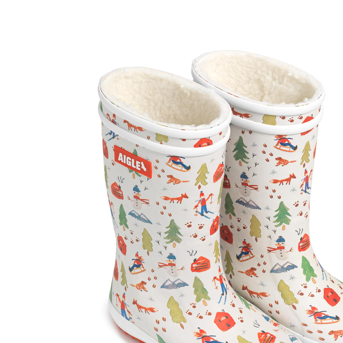 Botte de pluie fourrée Imprimée Ski LOLLY POP FUR Unisexe Enfant 5/5
