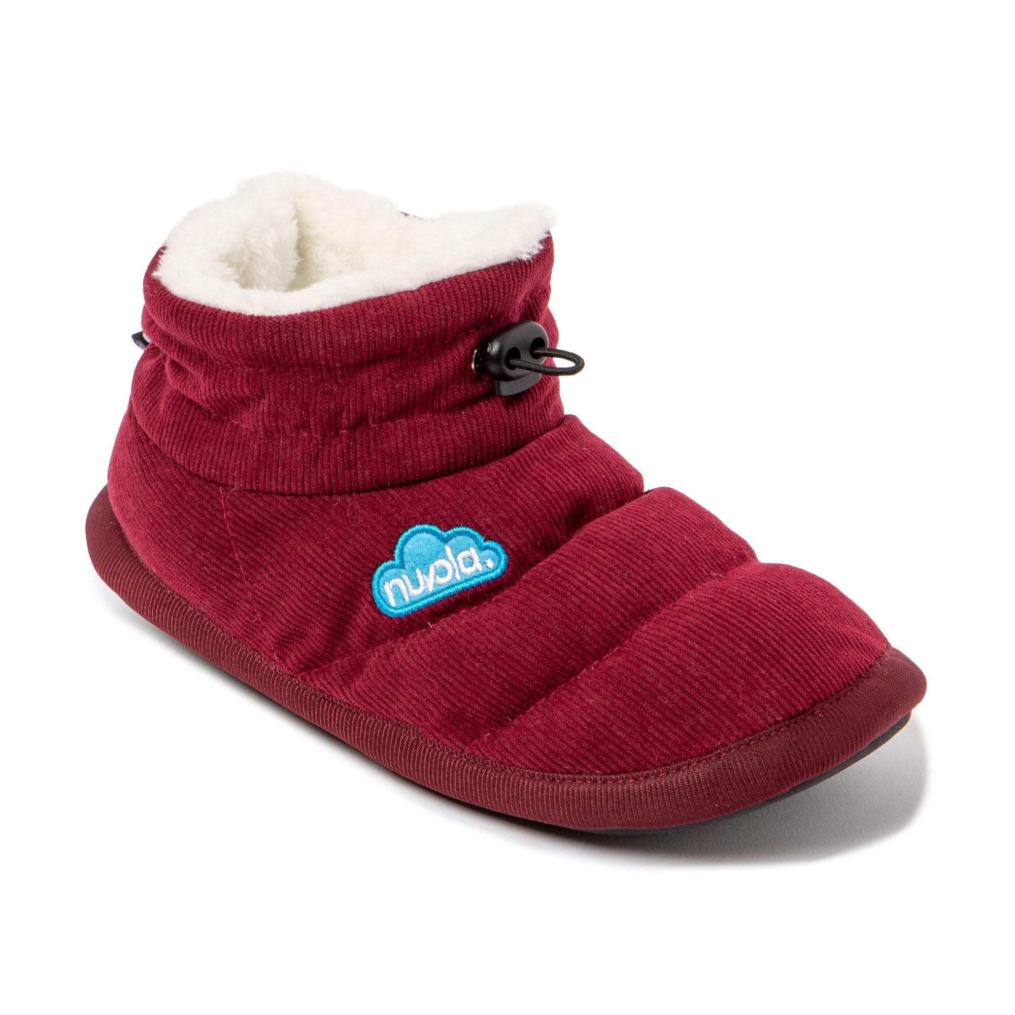 Pantuflas Nuvola granate Acolchadas suela goma 3/7