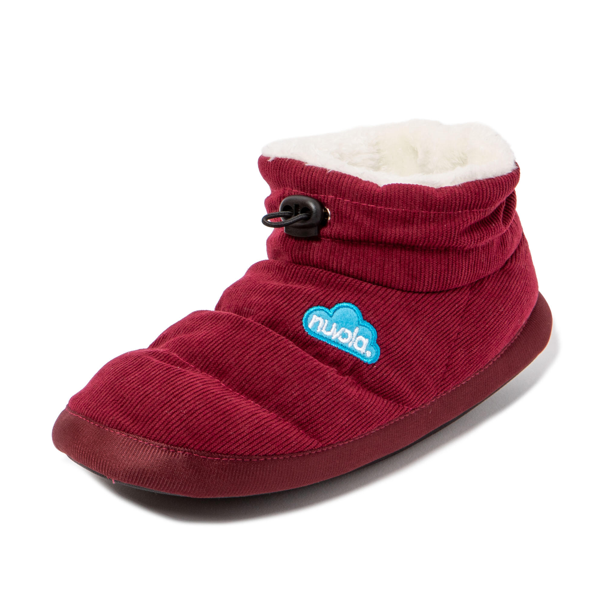 Pantuflas Nuvola granate Acolchadas suela goma 7/7
