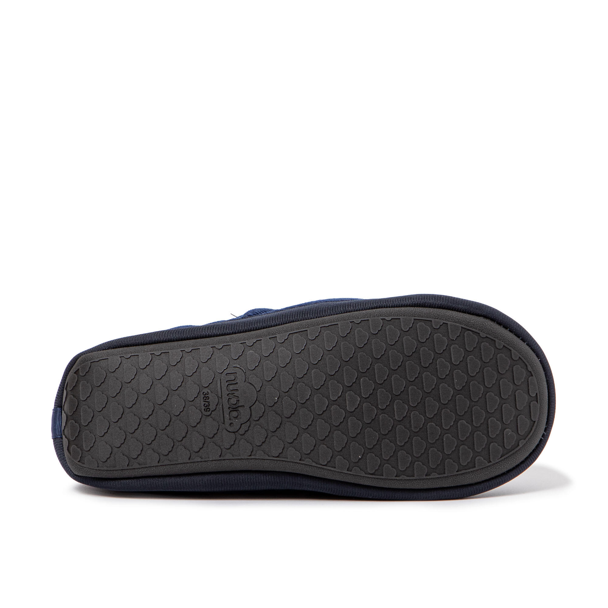 Chaussons Nuvola bleu rembourrés avec semelle en gomme 6/7