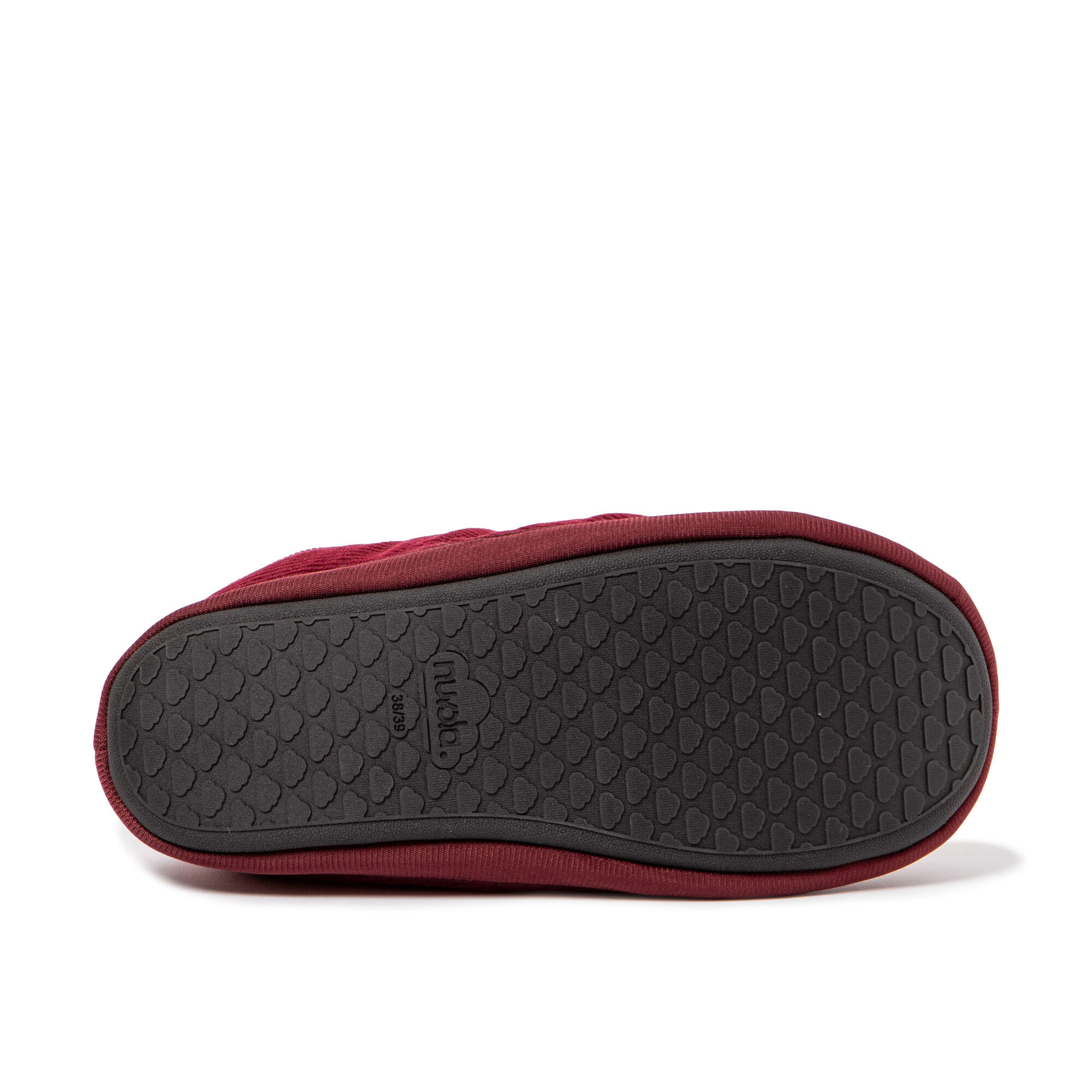 Pantuflas Nuvola granate Acolchadas suela goma 6/7