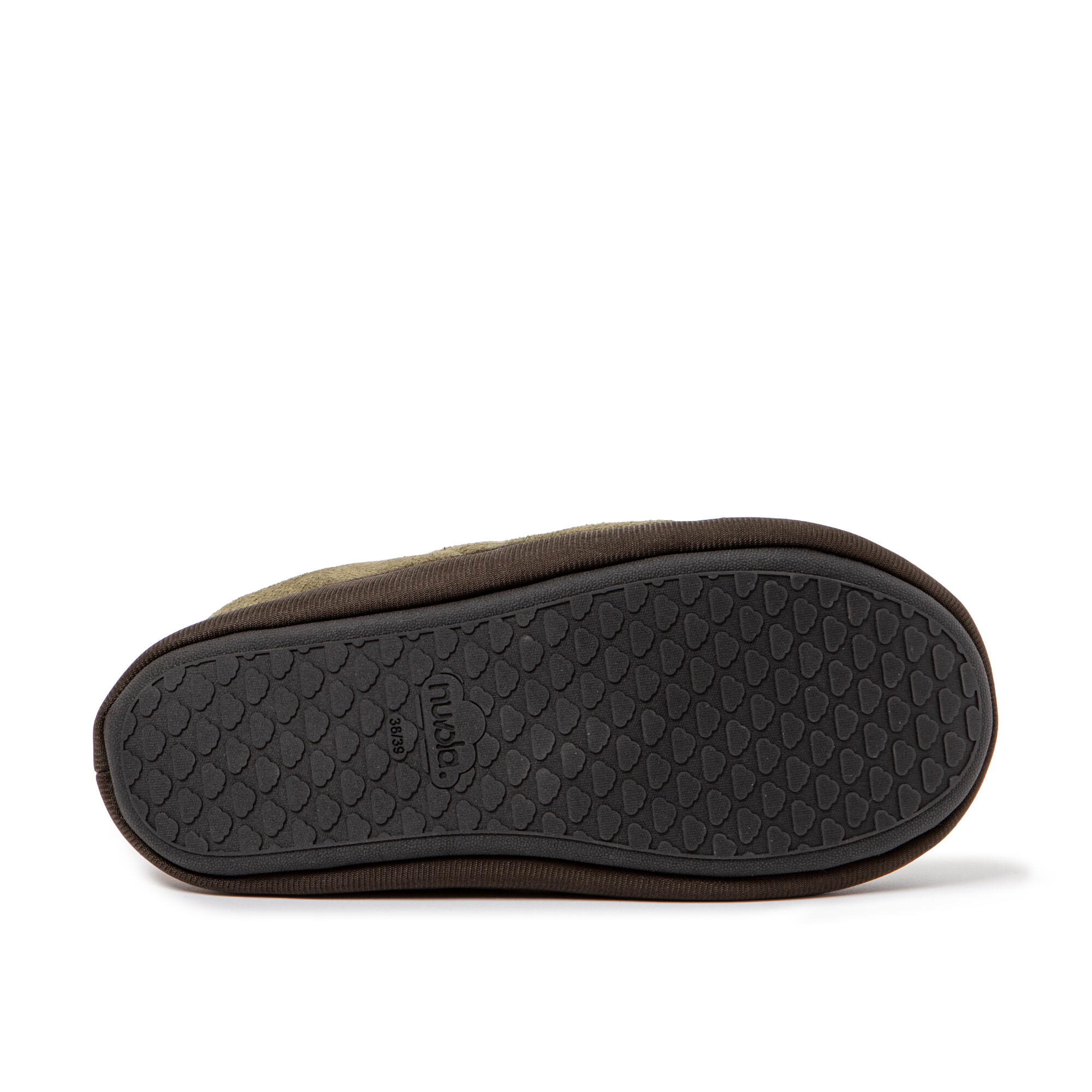 Pantuflas Nuvola verde Acolchadas suela goma 6/7