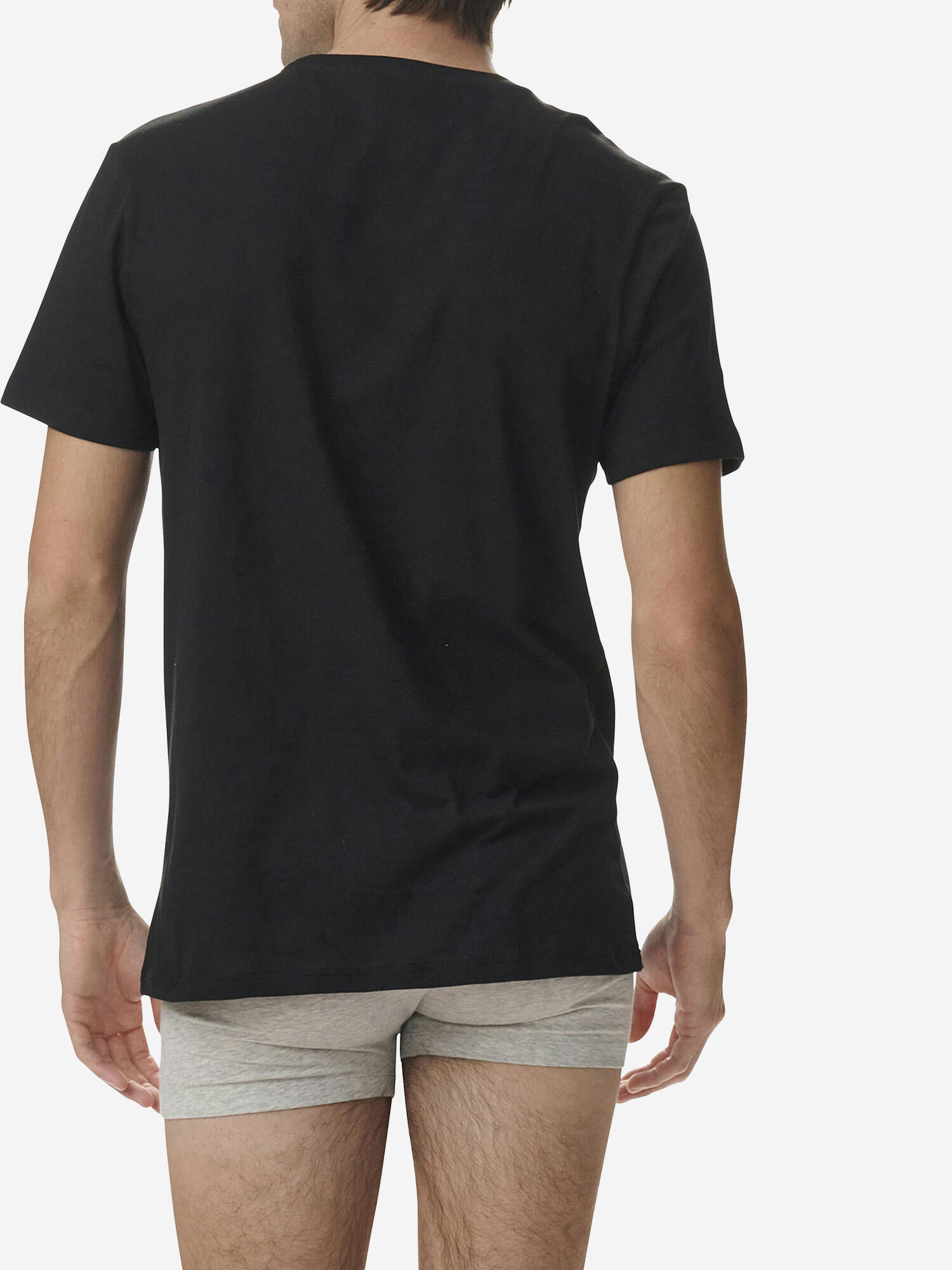 Training T-Shirt atmungsaktiv Herren - Active Core Cotton schwarz 3/6