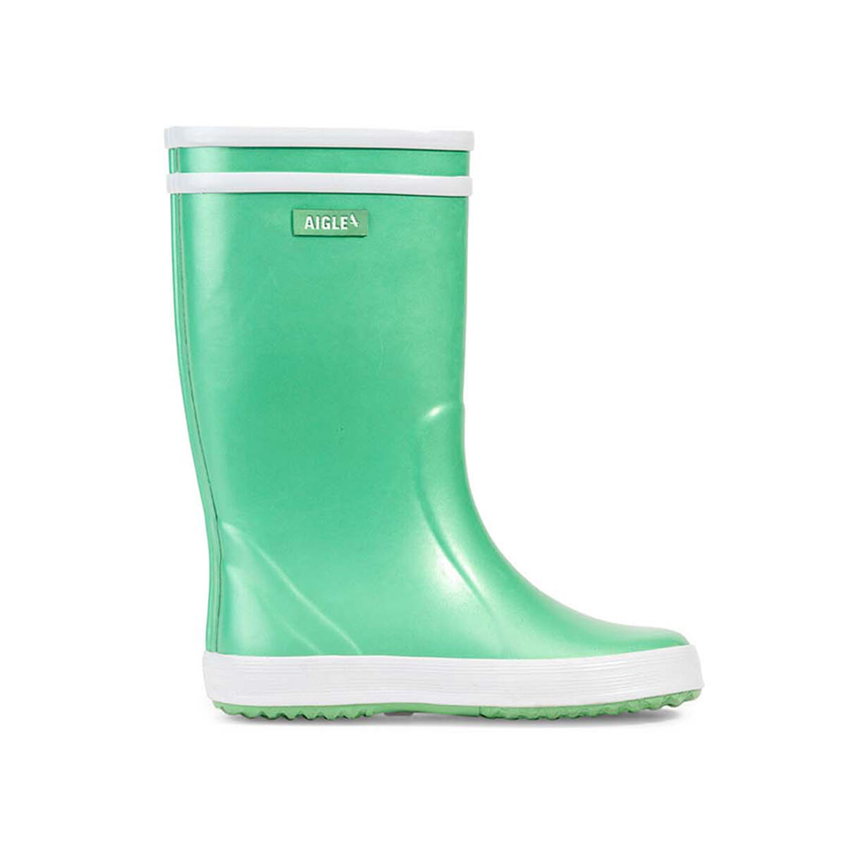 Aigle - Bottes De Pluie Lolly Irrise Unisexe Enfant Vert - Bottes De Voile - Vert - Decathlon