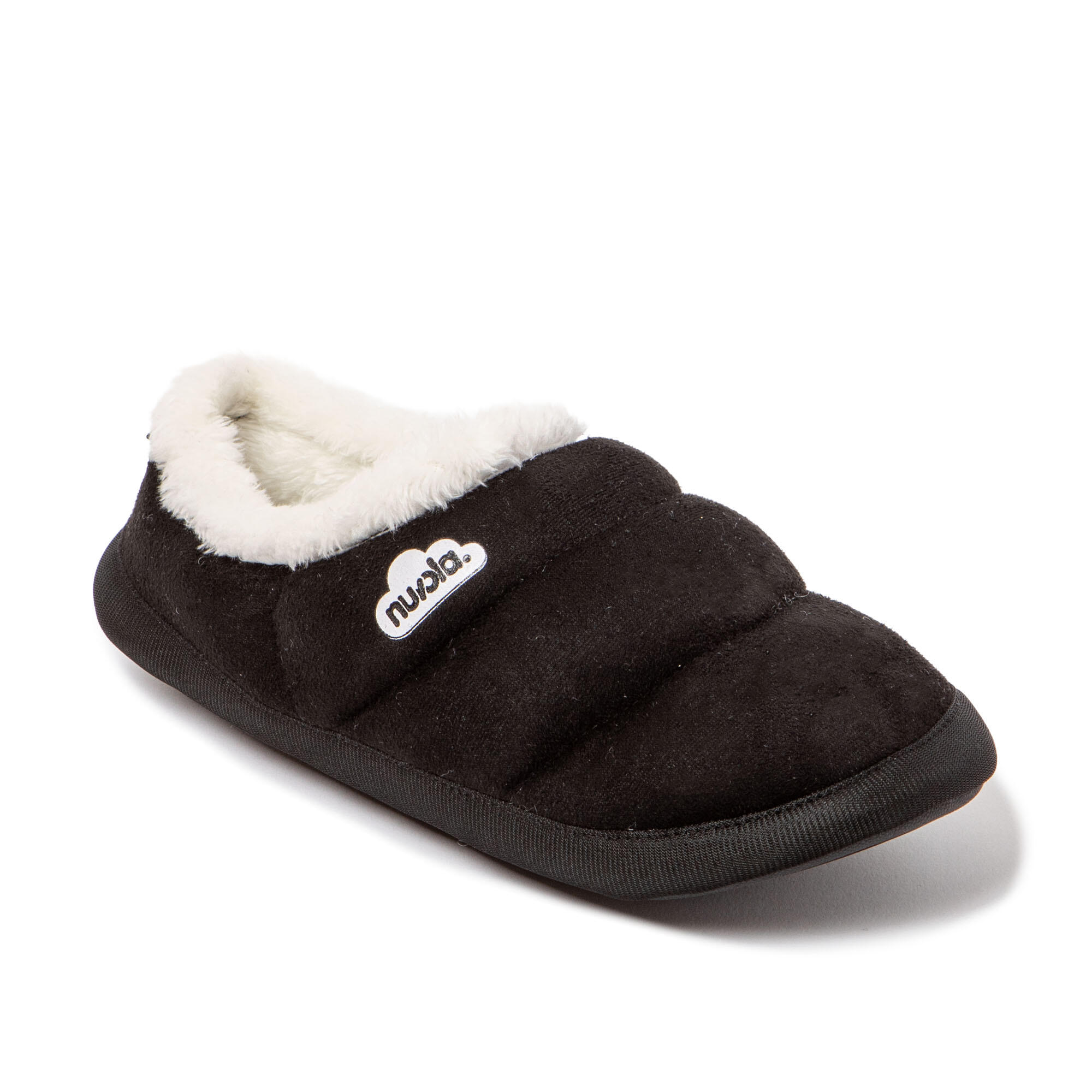 Pantuflas Nuvola negro Acolchadas suela goma 3/7
