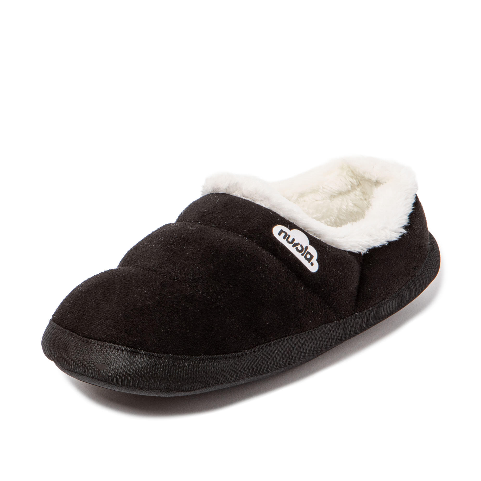 Pantuflas Nuvola negro Acolchadas suela goma 7/7