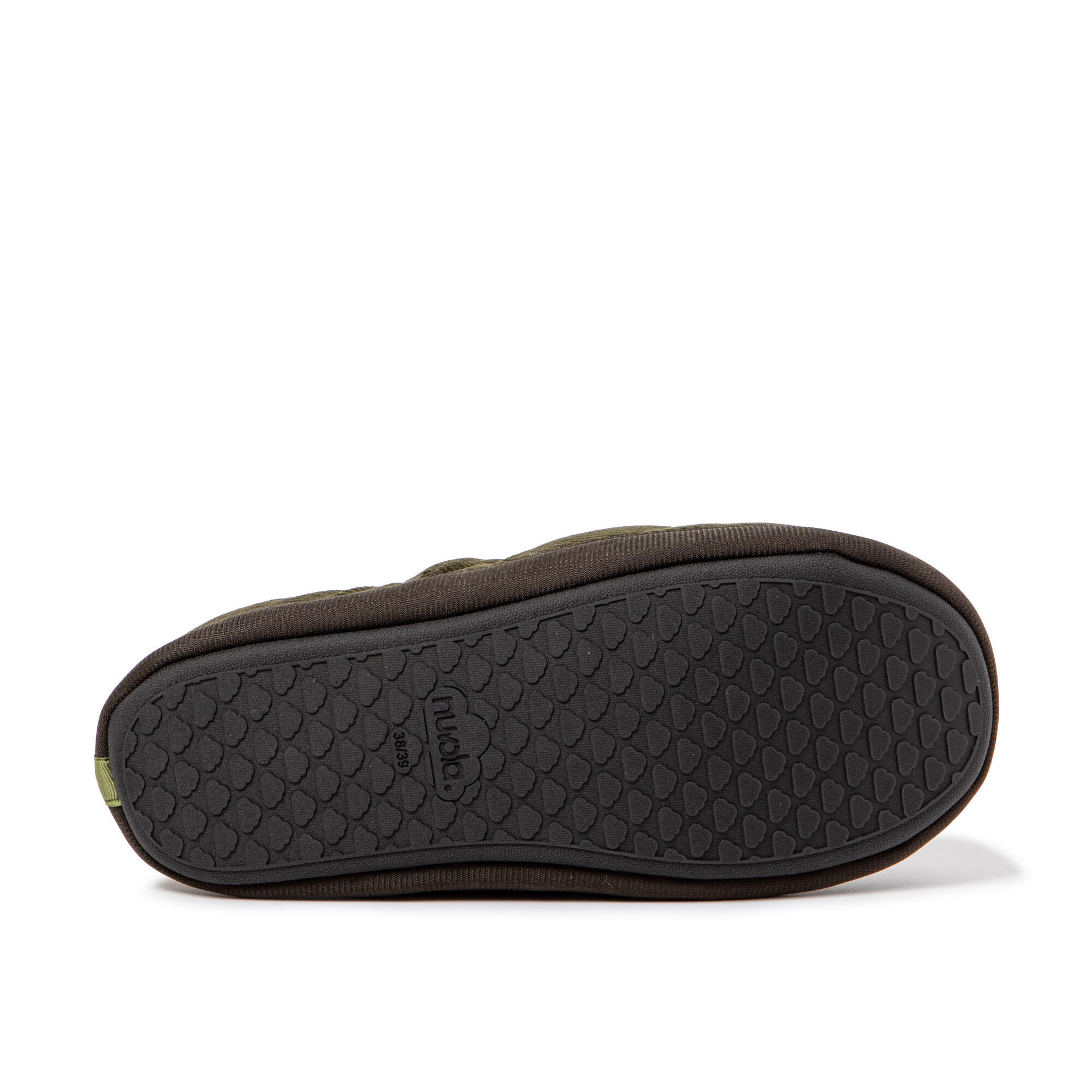 Pantuflas Nuvola verde Acolchadas suela goma 6/7