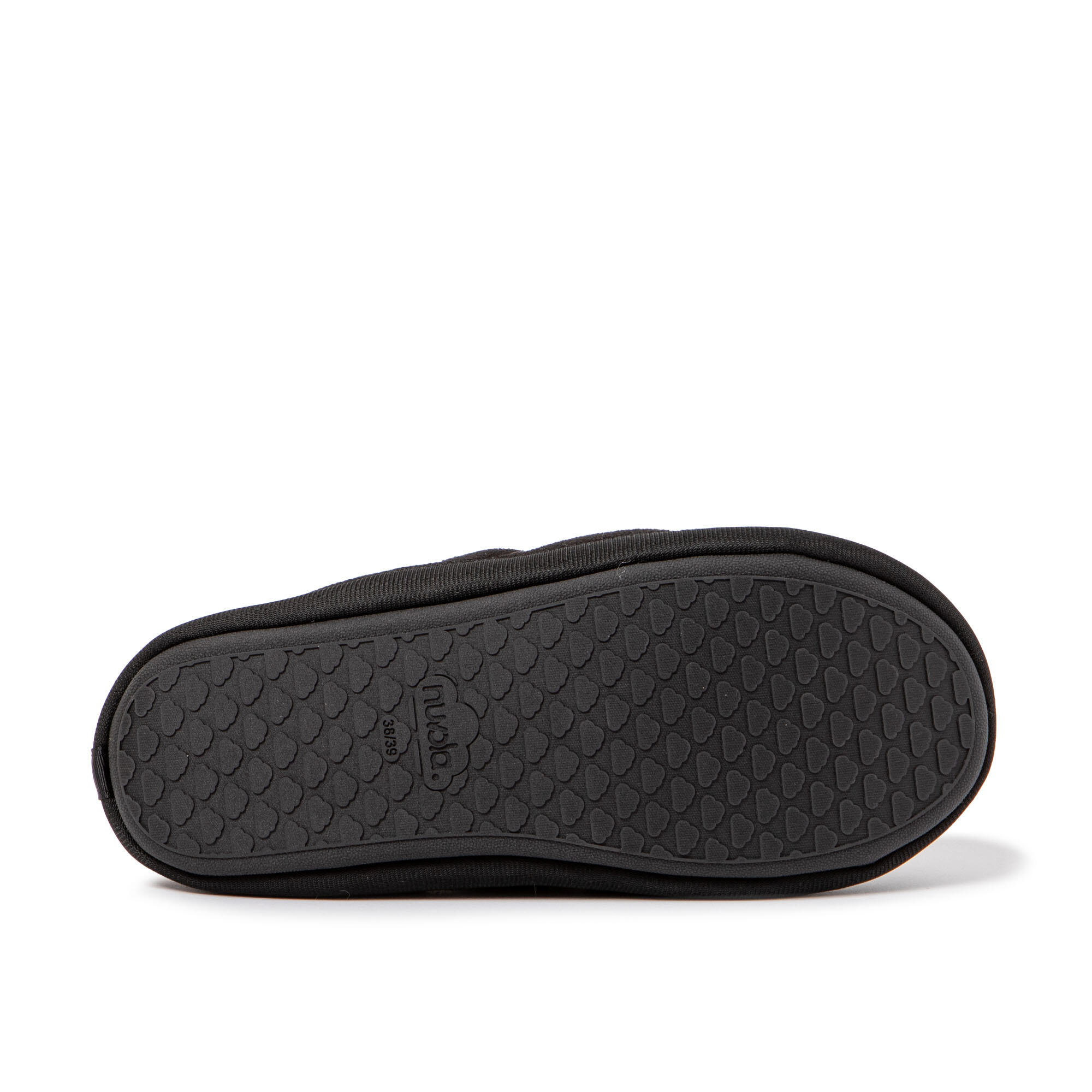 Pantuflas Nuvola negro Acolchadas suela goma 6/7