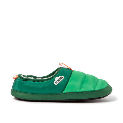 Chaussons Nuvola lilas rembourrés avec semelle en gomme