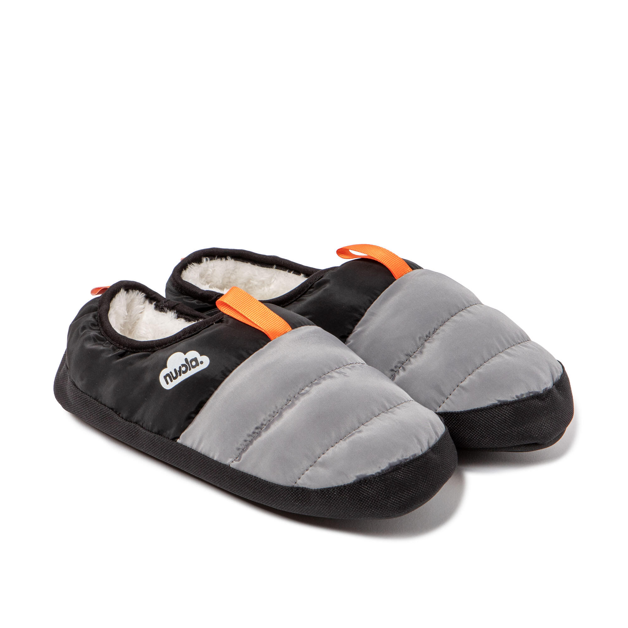 Pantuflas Nuvola negro Acolchadas suela goma 2/7