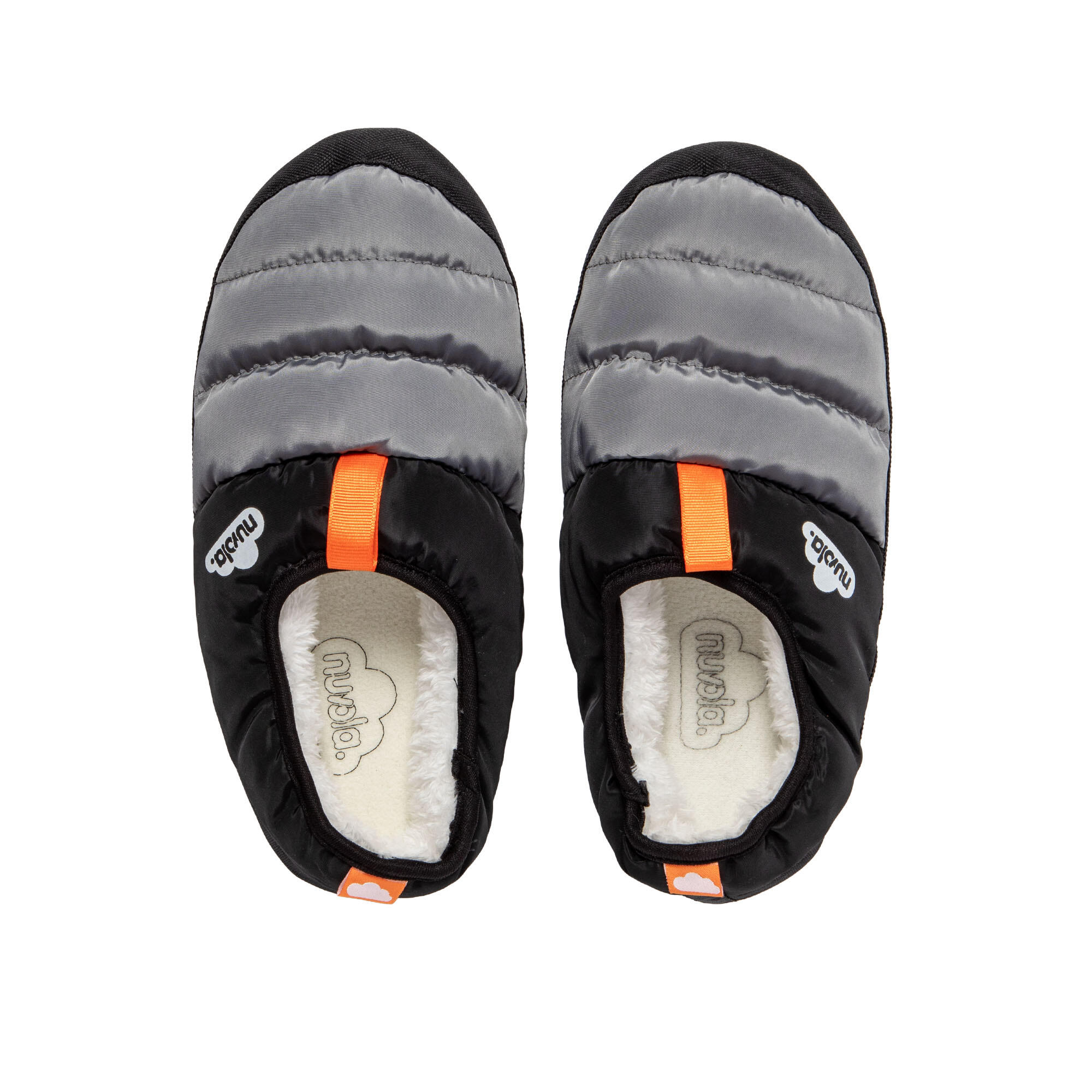 Pantuflas Nuvola negro Acolchadas suela goma 5/7