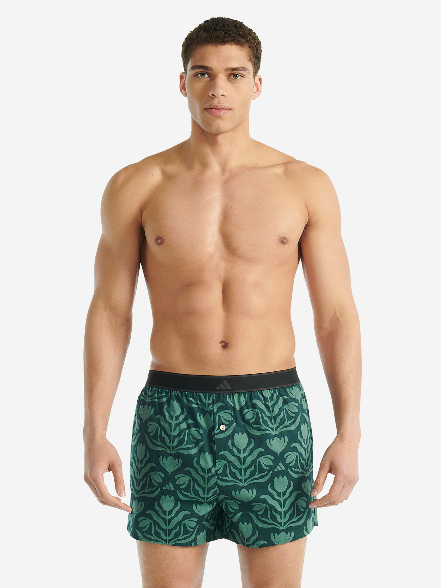 Boxer klassische Boxershorts Herren - Active Woven dunkelgrün 7/7