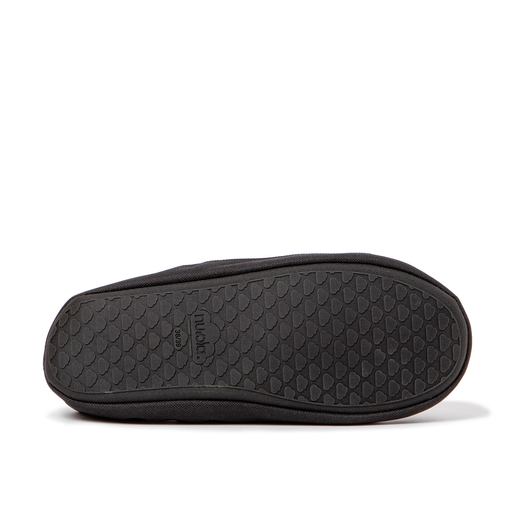 Pantuflas Nuvola negro Acolchadas suela goma 6/7