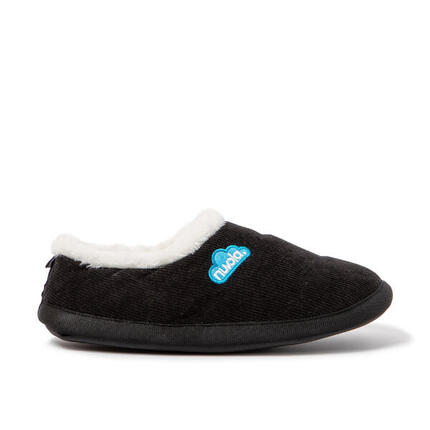 Hausschuhe Nuvola blau gepolstert mit Gummisohle