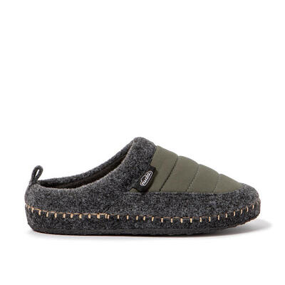 Nuvola unisex loungeslippers in mosterdkleur met rubberen zool
