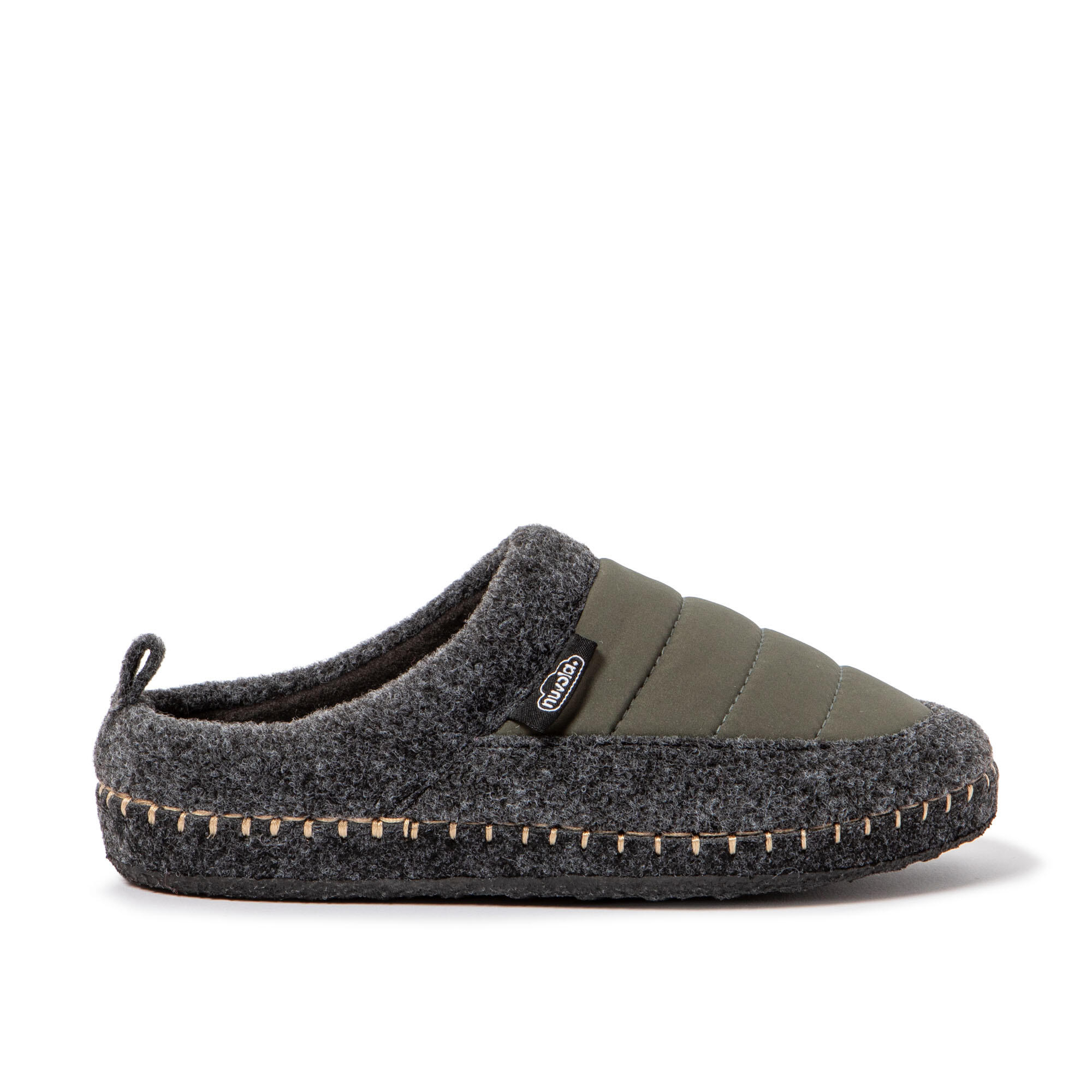 Nuvola - Chaussons Nuvola Verts Rembourrés Avec Semelle En Gomme - Mule - Vert - Decathlon