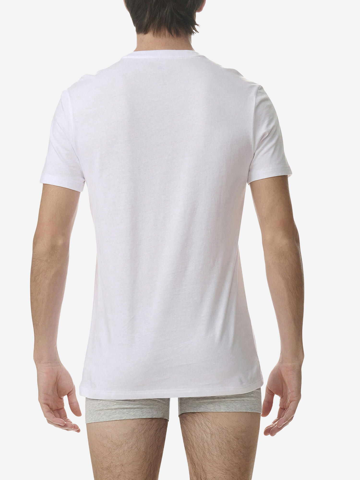 Training T-Shirt atmungsaktiv Herren - Active Core Cotton weiß 3/6