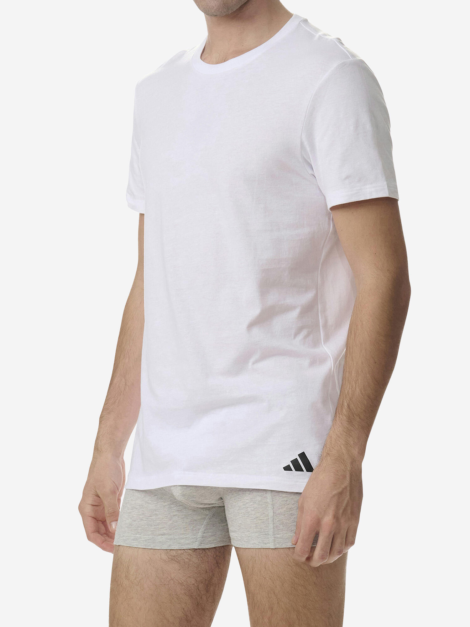 Training T-Shirt atmungsaktiv Herren - Active Core Cotton weiß 5/6