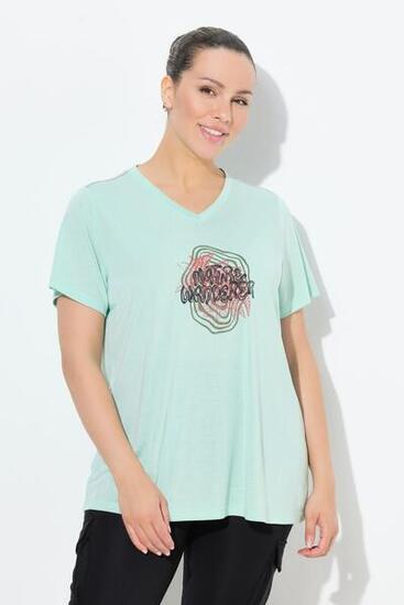 Damen Funktionsshirt antibakteriell V-Ausschnitt Halbarm