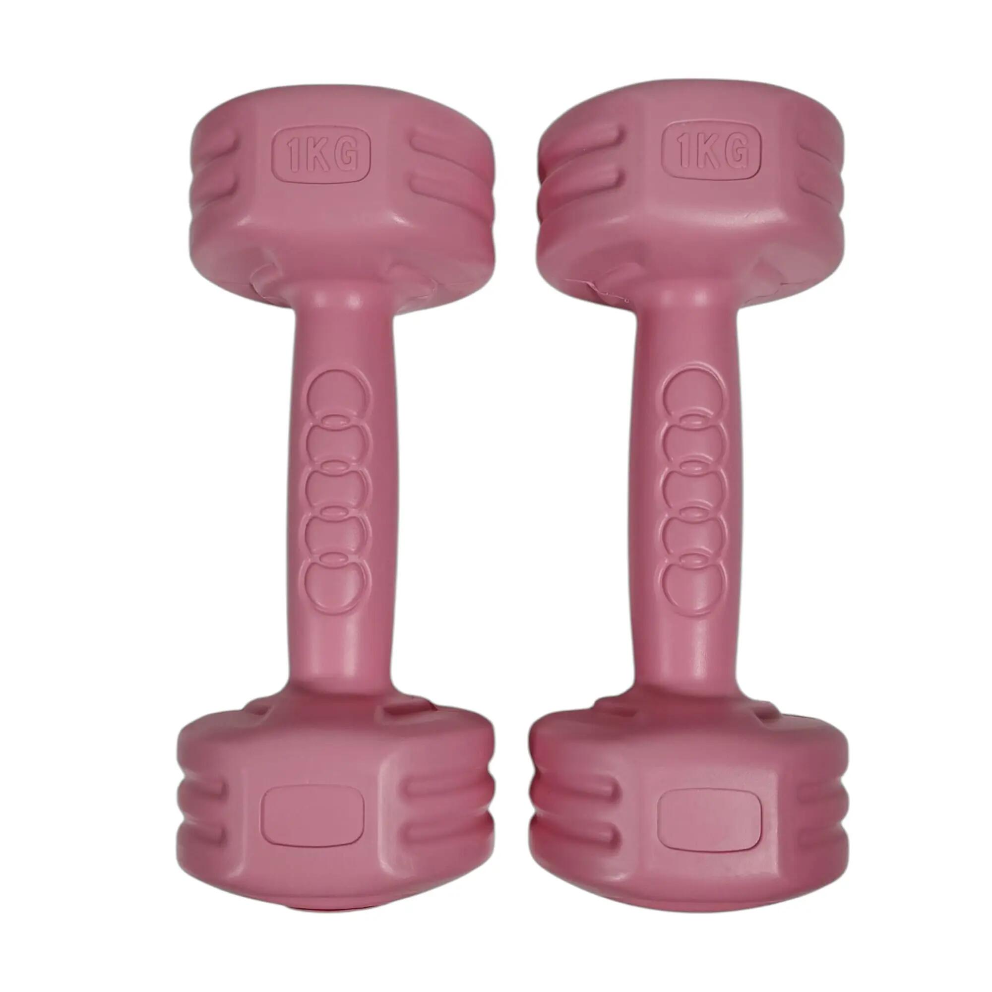 Set gantere fitness aerobic  1kg 3/4