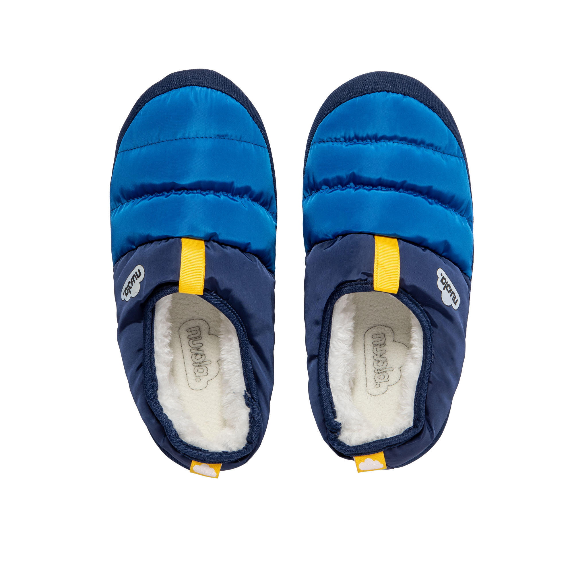 Pantuflas Nuvola azul Acolchadas suela goma 5/7