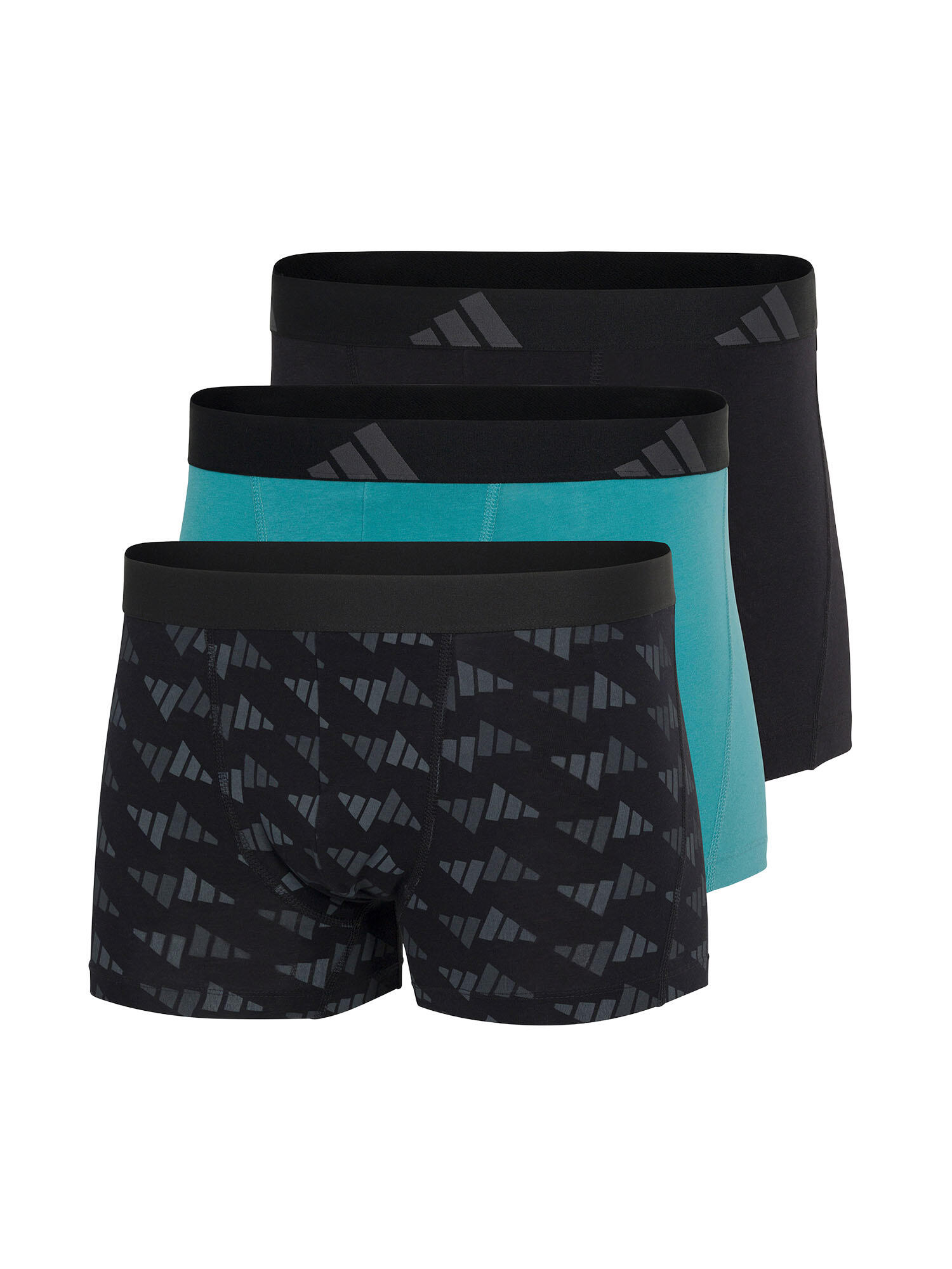 ADIDAS Trunk eng anliegende Boxershorts Herren - Active Flex Cotton mehrfarbig