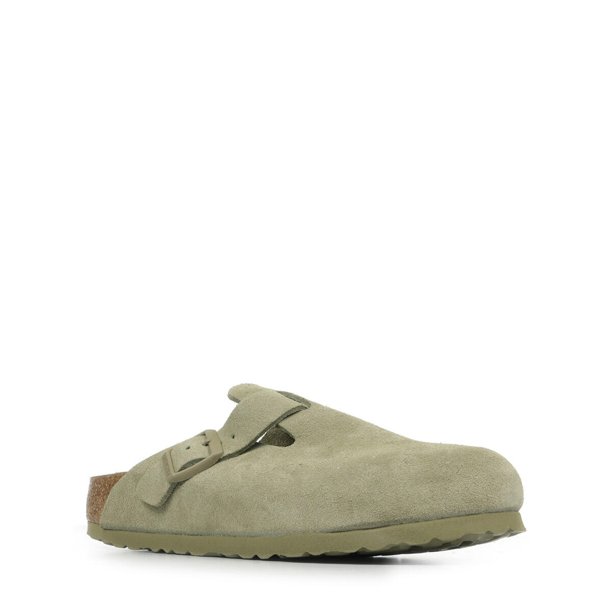 Boston Suede Leather Faded Khaki - Taille : 39N EU 3/4