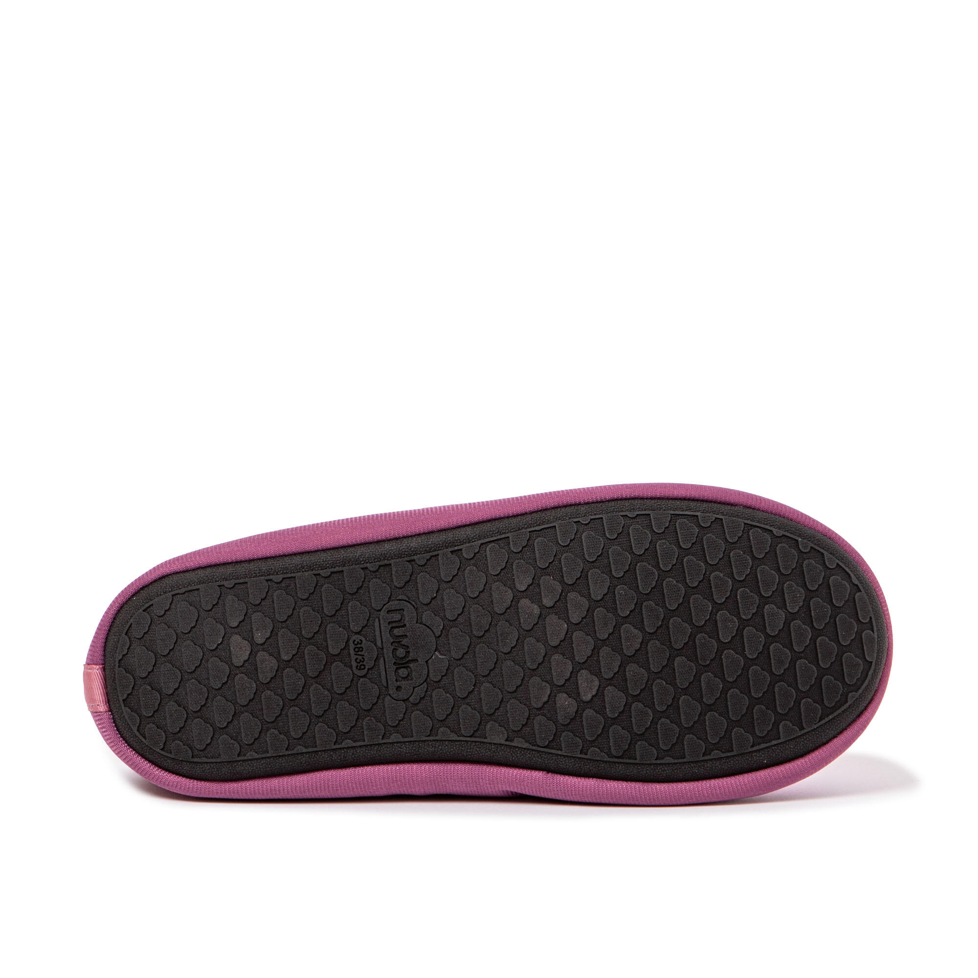 Pantufas Nuvola lilás acolchoados com sola de borracha 6/7