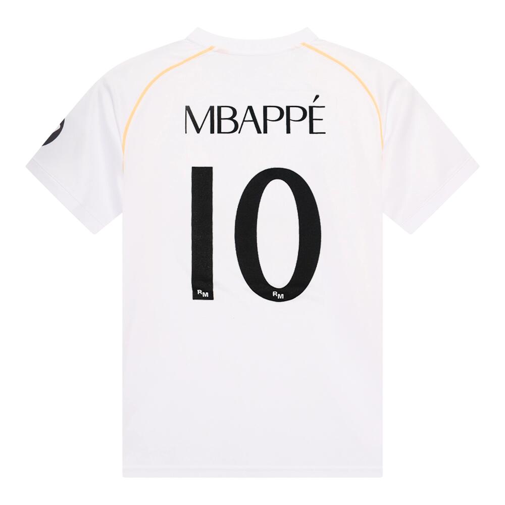 Equipación de casa Kylian Mbappé Real Madrid 25/26 para niños 3/7