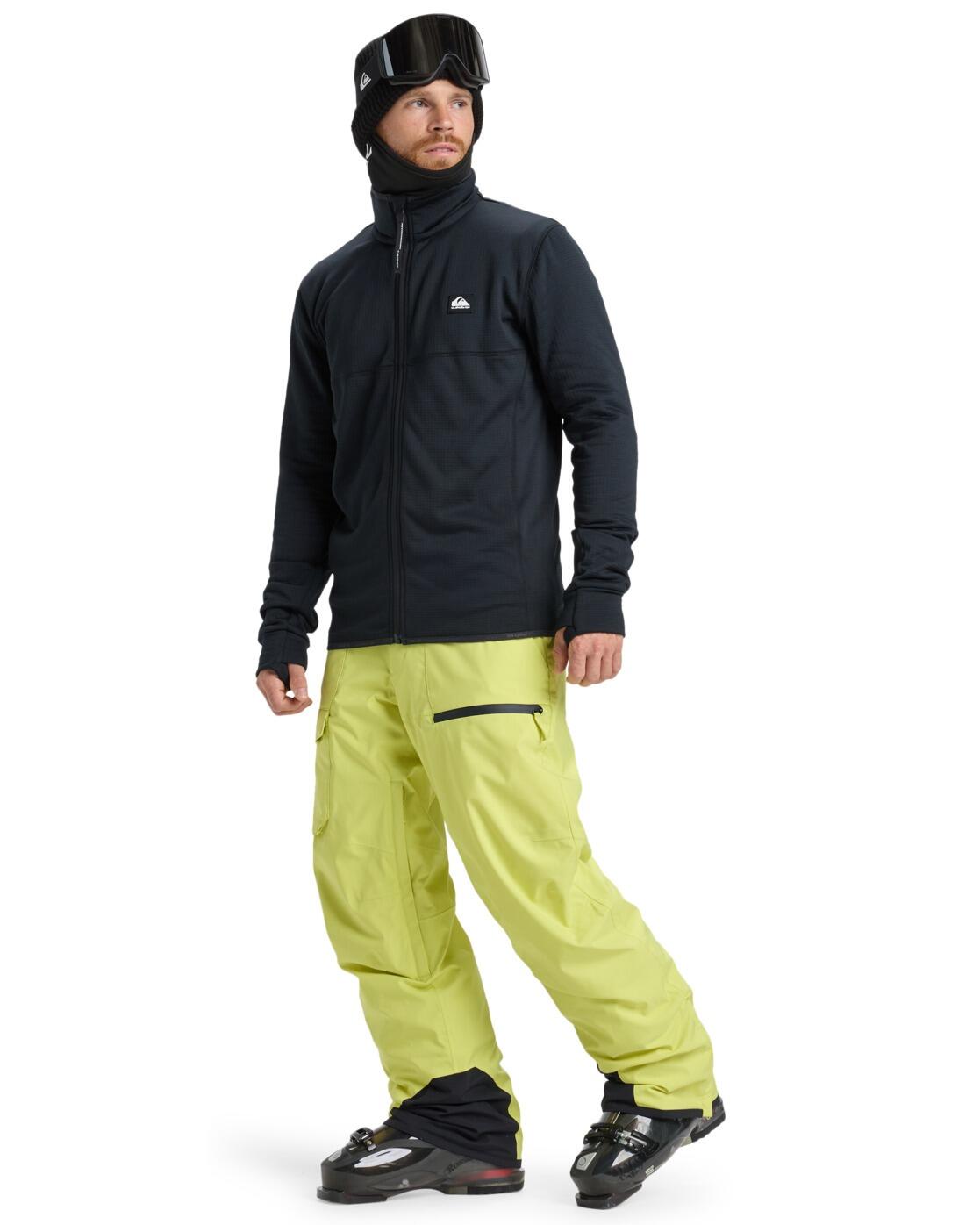 Technische Snowbroek UTILITY Gelb Heren 3/4