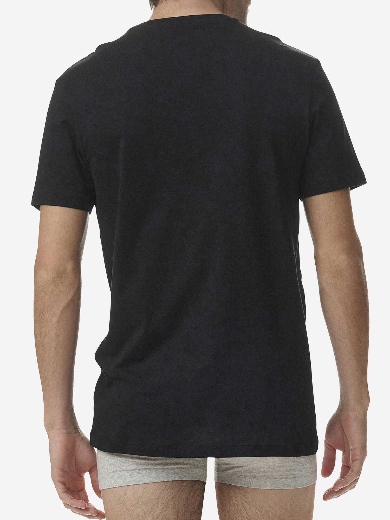 Training T-Shirt atmungsaktiv Herren - Active Core Cotton schwarz 3/4