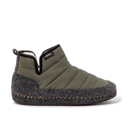 Chaussons unisex Nuvola de couleur bleu avec semelle en gomme