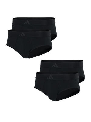 Training Slip klassisch Beinfreiheit Herren - Active Flex Cotton 3 Stripes schwa