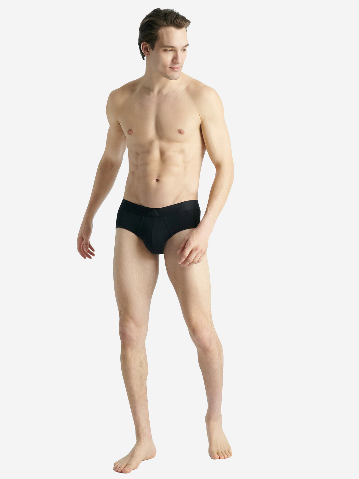 Training Slip klassisch Beinfreiheit Herren - Active Flex Cotton 3 Stripes mehrf 2/7