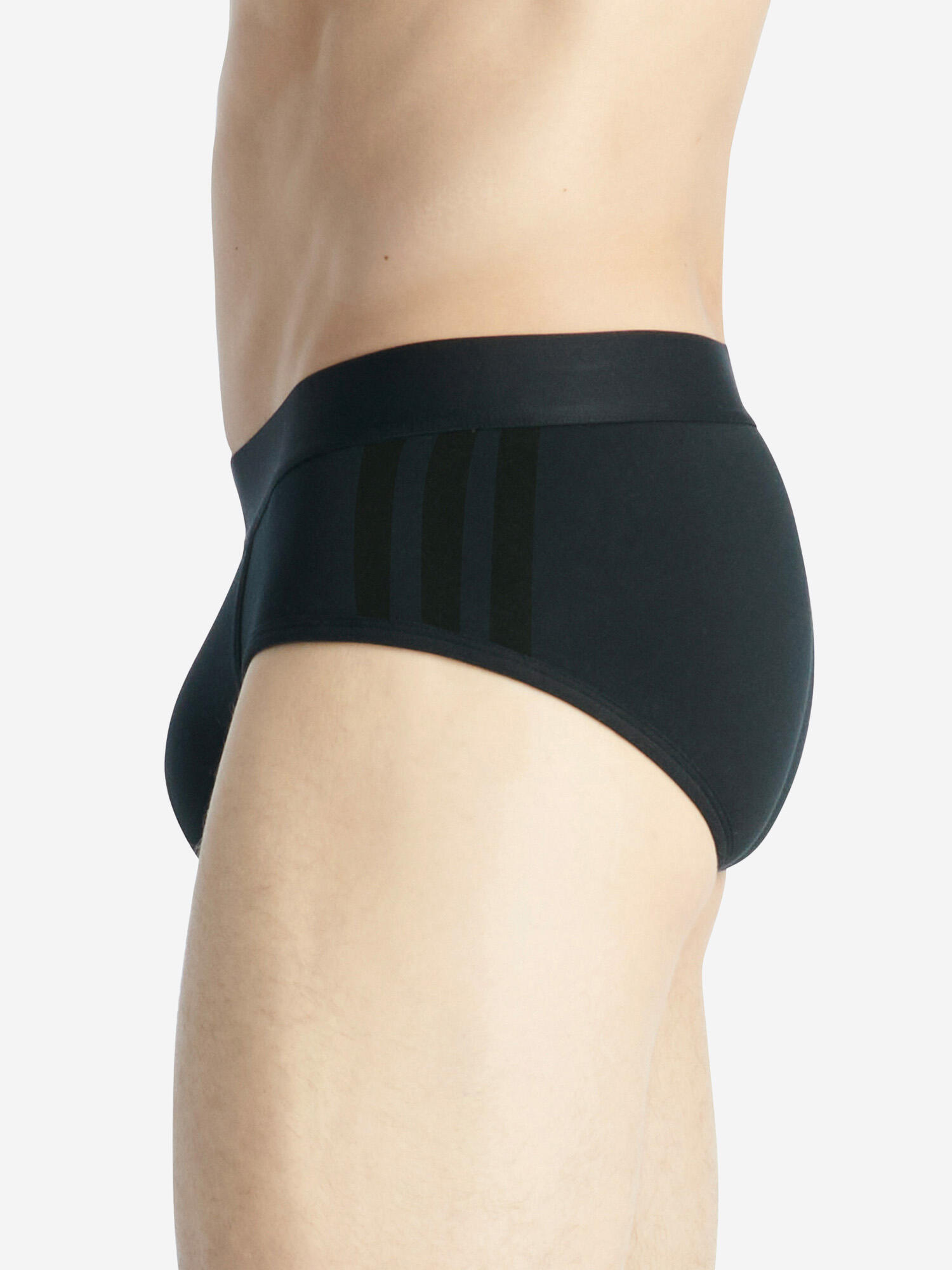 Training Slip klassisch Beinfreiheit Herren - Active Flex Cotton 3 Stripes mehrf 6/7