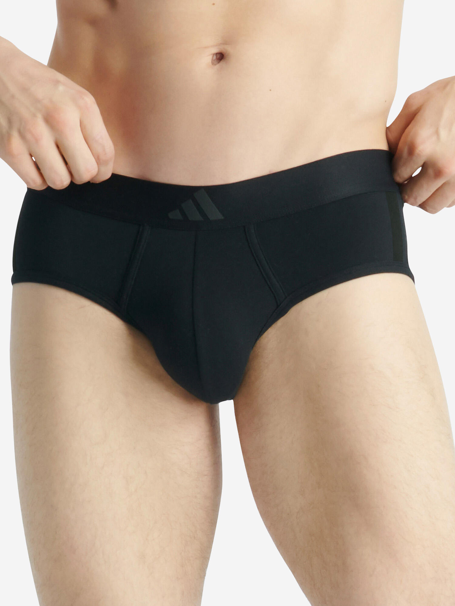 Training Slip klassisch Beinfreiheit Herren - Active Flex Cotton 3 Stripes mehrf 5/7