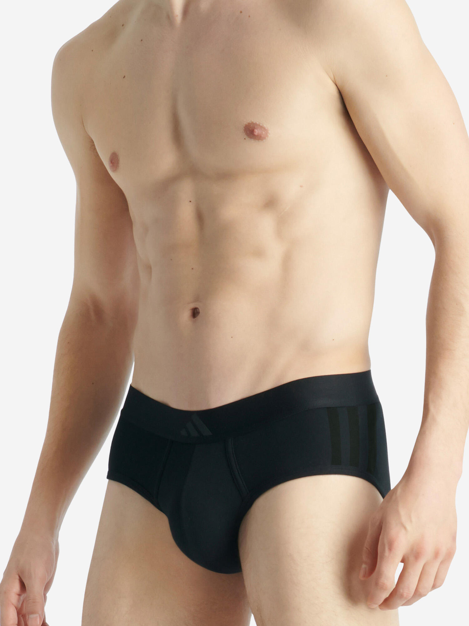 Training Slip klassisch Beinfreiheit Herren - Active Flex Cotton 3 Stripes mehrf 4/7
