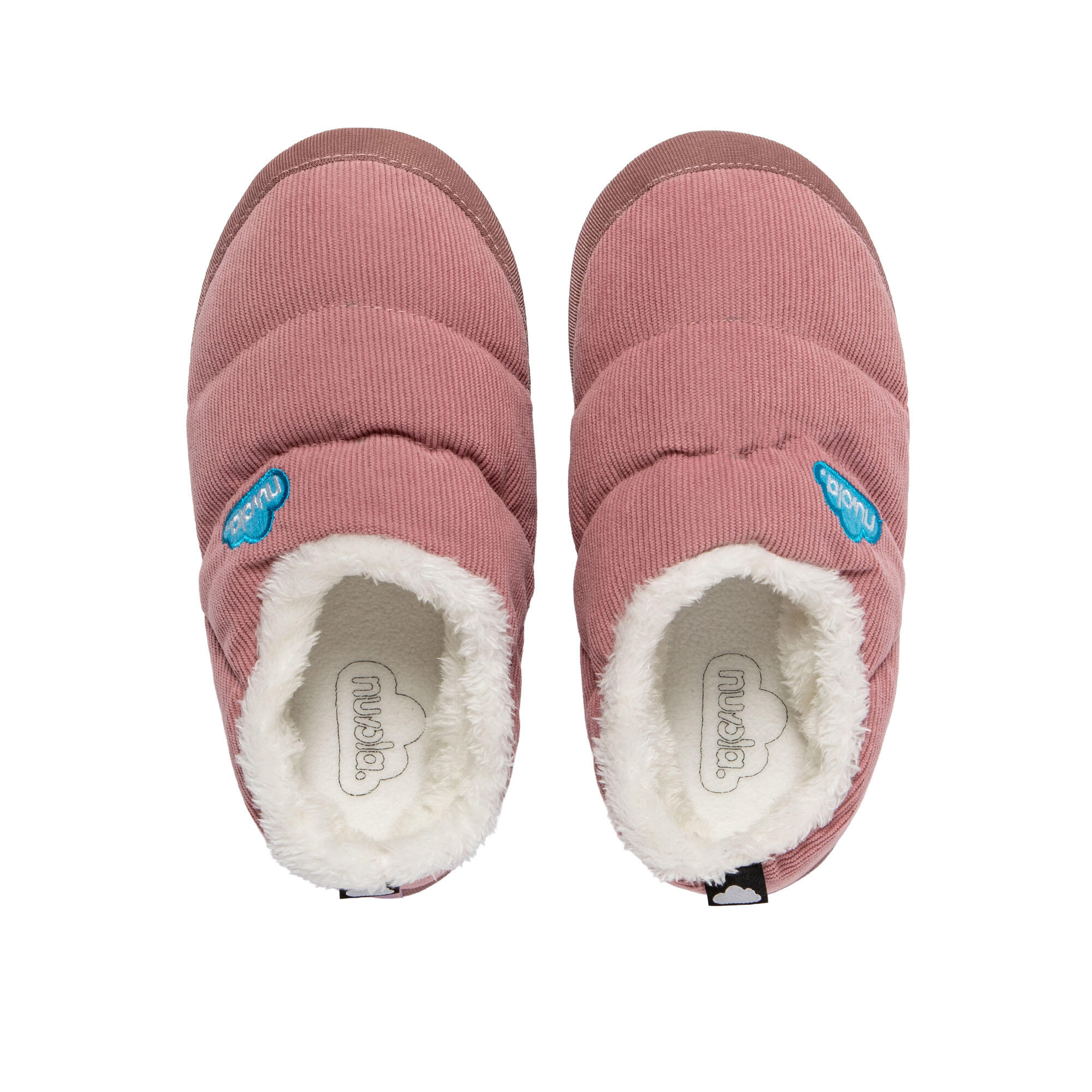 Pantuflas Nuvola rosa Acolchadas suela goma 5/7