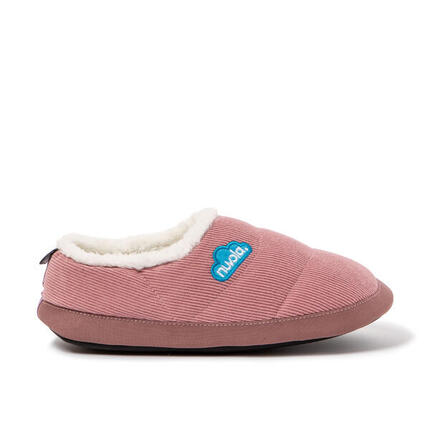 Hausschuhe Nuvola blau gepolstert mit Gummisohle