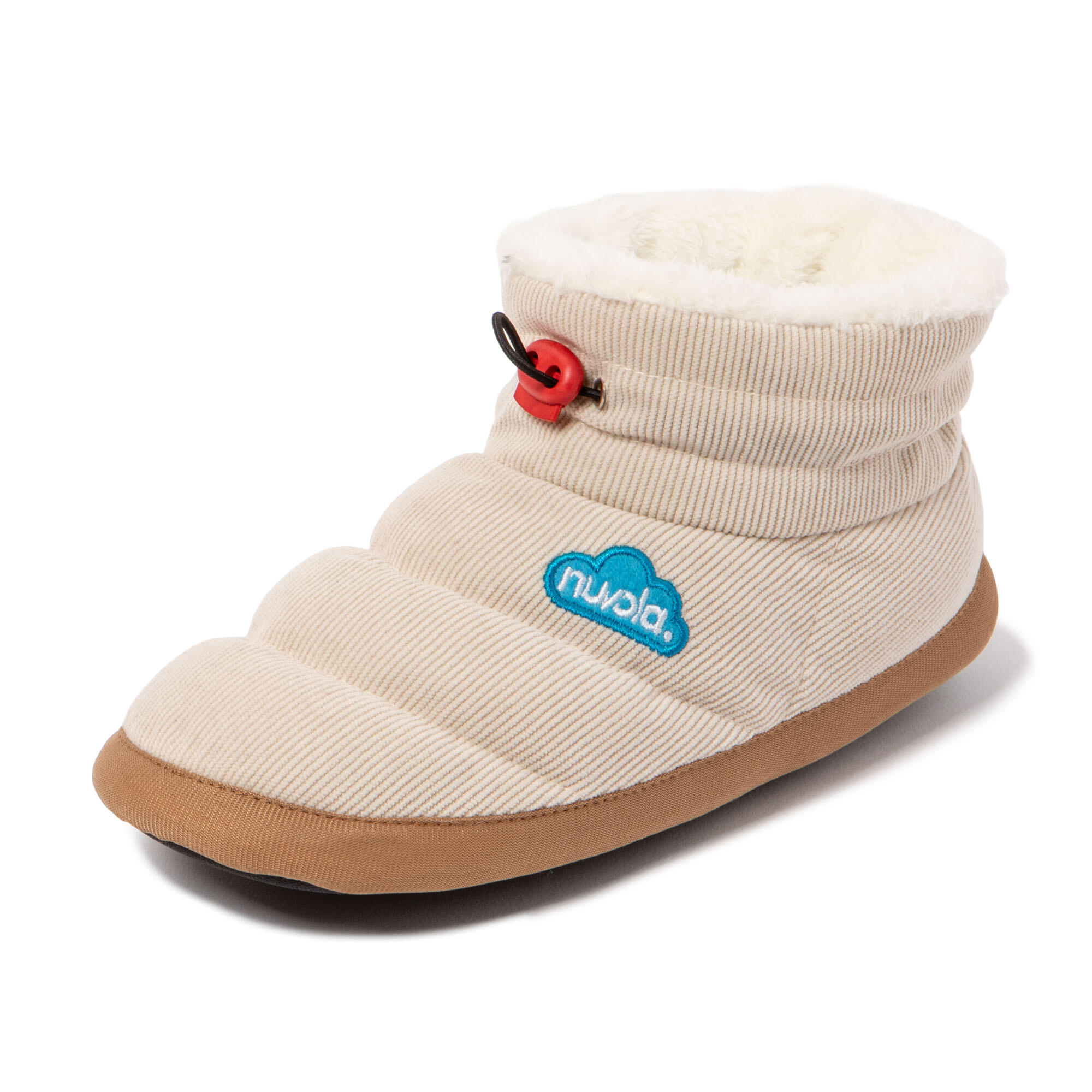 Pantuflas Nuvola crema Acolchadas suela goma 7/7