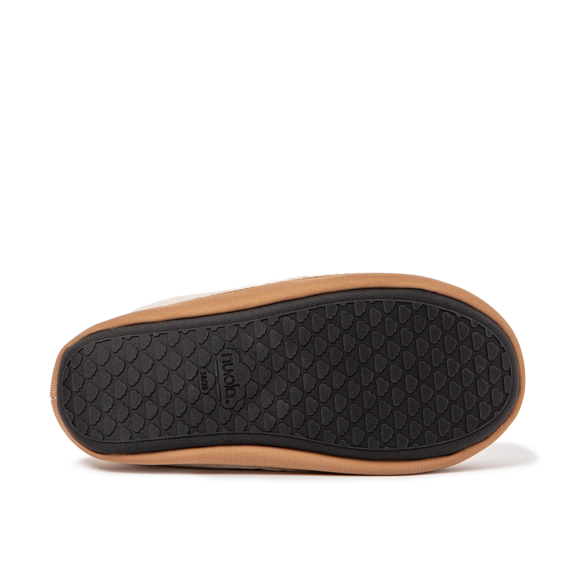 Pantuflas Nuvola crema Acolchadas suela goma 6/7