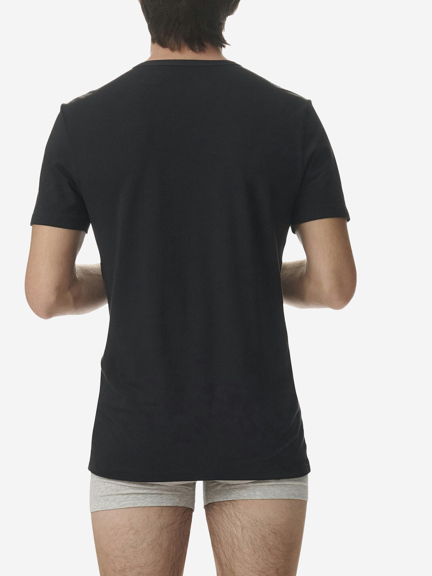 Training T-Shirt atmungsaktiv Herren - Active Flex Cotton schwarz 3/5